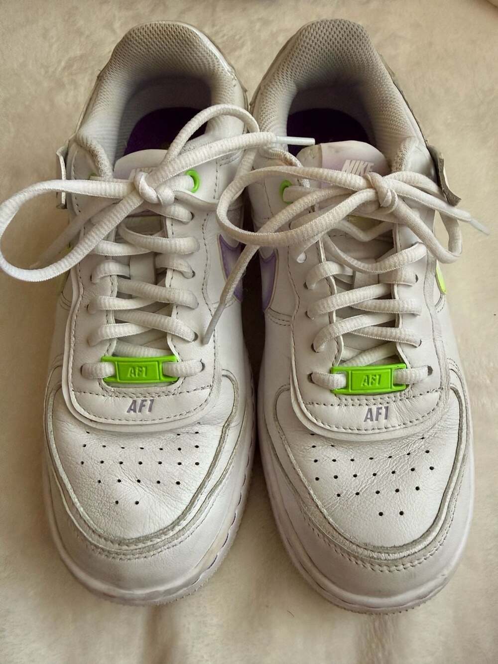 Nike Air Force 1 Shadow Size 7.5 White Electric